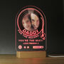 Personalised Record Photo Upload LED Light, thumbnail 4 of 11