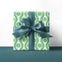 Vibrant Swirls And Circles Gift Wrapping Paper, thumbnail 2 of 6
