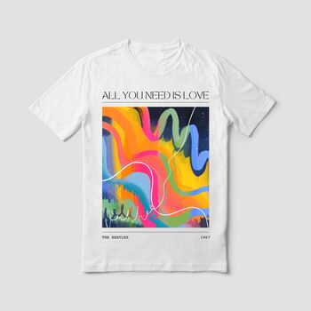 Custom Painted Song Art T Shirt, 5 of 5