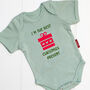 Personalised Best Christmas Present Babygrow/T Shirt, thumbnail 5 of 12