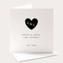 Personalised Heart Anniversary Card, thumbnail 1 of 4