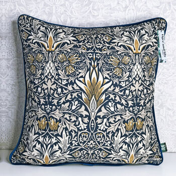 Blue Indigo Snakeshead William Morris 18' Cushion Cover, 2 of 8