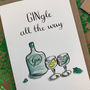 Gingle All The Way Christmas Card, thumbnail 4 of 4
