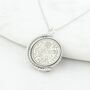 Sixpence 60th Birthday Spinner Necklace, thumbnail 1 of 12