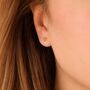 Gold Vermeil Bobble Stud Earrings, thumbnail 2 of 5