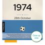 Personalised 50th Birthday Print 1974 Book Cover Gift, thumbnail 10 of 12