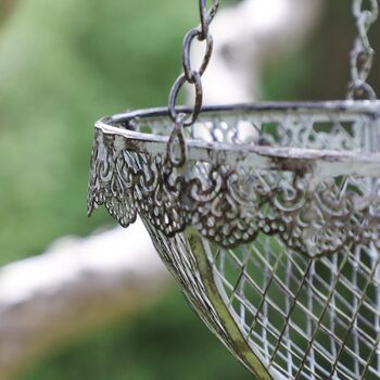 Vintage Ornate Garden Hanging Basket, 3 of 6