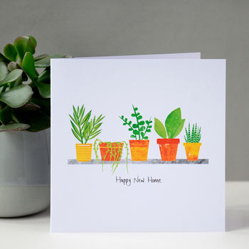 Houseplants New Home Card, 6 of 8