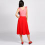 Bonbon 50s Style Dress Red Pink, thumbnail 5 of 5