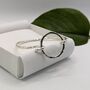 Breathe Sterling Silver Bangle, thumbnail 3 of 10