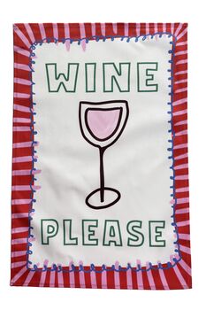 Wine Please Tea Towel, 6 of 7