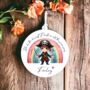 Personalised Cute Child Pirate Rainbow Decoration Gift, thumbnail 1 of 2