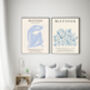 Matisse Pastel Blue Set Of Two Art Prints, thumbnail 1 of 3