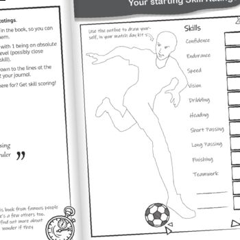 Footy Fantastic: Match Diary And Training Journal, 2 of 5