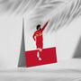 Mo Salah Liverpool Champions Shirt Poster Print, thumbnail 2 of 4