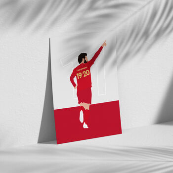 Mo Salah Liverpool Champions Shirt Poster Print, 2 of 4