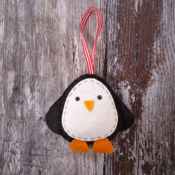 Colourful Penguin Handmade Felt Decoration, 4 of 10