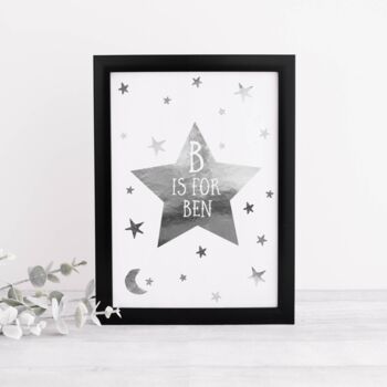 Personalised Star Foil Print, 6 of 6