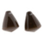 Tumbling Glass Vase Brown, thumbnail 1 of 9