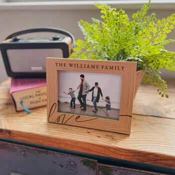 Family Photo Frame Personalised Mothers Day Gift, 10 of 10