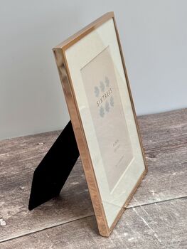 Sixtrees Rose Gold Tone Photo Frame With Aperture, Four X Six, 3 of 3