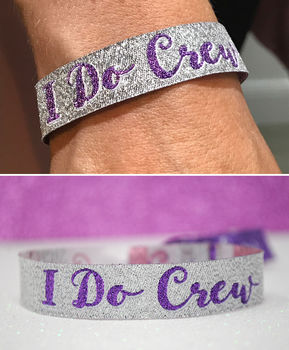 I Do Crew Hen Party Wristbands, 2 of 7