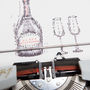 Personalised Champagne And Glasses Typewriter Art Print, thumbnail 5 of 12