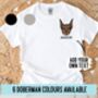 Doberman Custom T Shirt, thumbnail 1 of 6