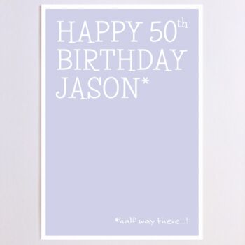 Personalised Favourite Birthday Card, 7 of 10