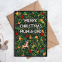 Christmas Card For Mum And Dad, Merry Christmas Parents, thumbnail 1 of 3