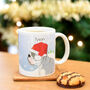 Personalised Snow Dog Christmas Mug, thumbnail 9 of 12