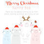 Merry Christmas Family Christmas Cat Card, thumbnail 3 of 3