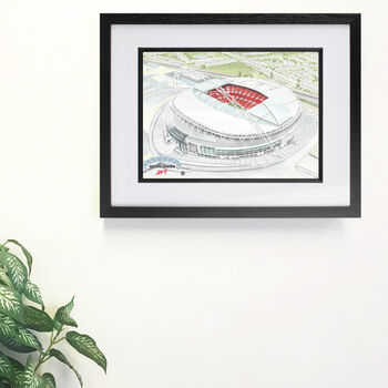 Wembley New Stadium Study Two Art Print, 2 of 3
