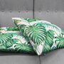 Green Tropical Leaves Cushion Cover, thumbnail 4 of 7
