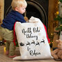 North Pole Delivery Personalised Christmas Sack, thumbnail 1 of 2