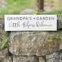 Grandad's Garden Wooden Sign, thumbnail 3 of 4