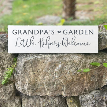 Grandad's Garden Wooden Sign, 3 of 4