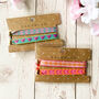 Set Of Four Festival Ribbon Bracelets,Hearts / Chevrons, thumbnail 1 of 5