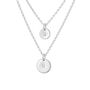 Sterling Silver Layered Initial Necklaces, thumbnail 2 of 7