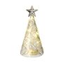 Light Up Glass Christmas Tree With Star, thumbnail 1 of 2
