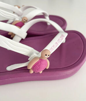 Explorers Toddlers Turtle Clips Flip Flops, 3 of 9