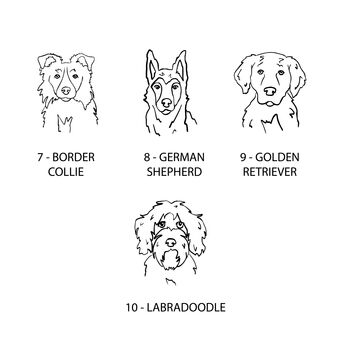Personalised Dog Breed Cufflinks, 5 of 7