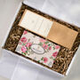 Rose Lover's Luxury Gift Box. Darjeeling And Tea Rose Reed Diffuser And Three Bronnley Rose Soaps, thumbnail 1 of 6