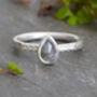 Natural Salt And Pepper Diamond Engagement Ring, thumbnail 1 of 4