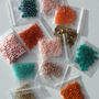 Make A Coral Inspired 3D Beaded Hoop Kit, Orange, thumbnail 6 of 9