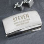 Personalised Any Message Cufflink Box, thumbnail 1 of 4