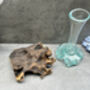 28cm Molten Glass Flower Stem Vase And Wine Decanter, thumbnail 7 of 12