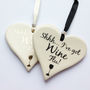 Wine And Prosecco Themed Hearts, thumbnail 3 of 12