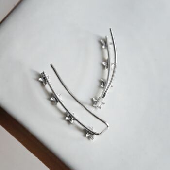 Sterling Silver Star Ear Climbers, 10 of 11