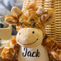 Personalised Giraffe Cuddly Soft Toy For Children, thumbnail 3 of 7